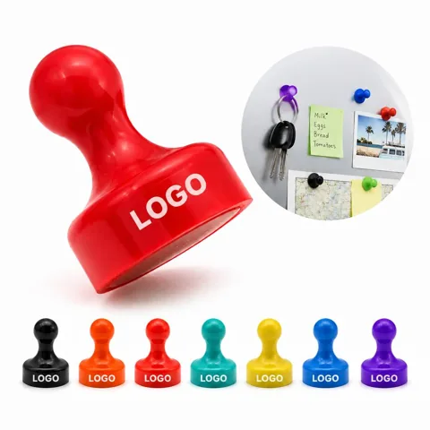 Magnetic Plastic Shell Thumb Tacks for Whiteboards