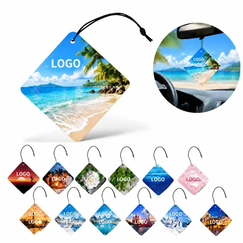 Eco-Friendly Custom Car Air Freshener with Multiple Scents