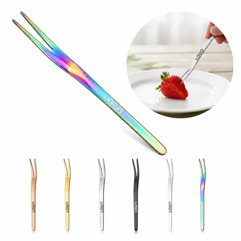 Reusable Stainless Steel Dessert Forks Polished