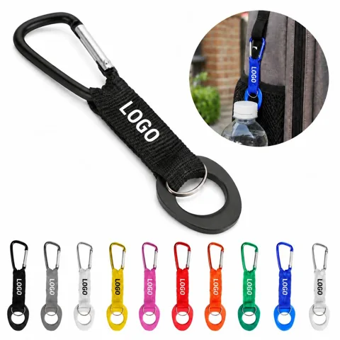 Weather-Resistant Aluminum Bottle Holder Clip for Bags