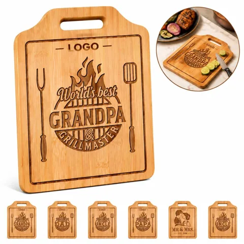 Custom Bamboo Kitchen Chopping & Serving Board