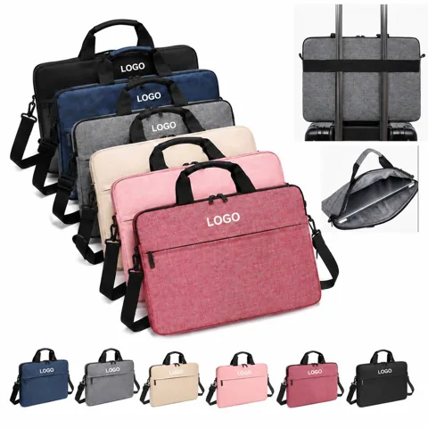 Padded Laptop Carrying Handbag with Pockets