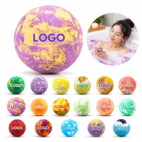 Organic Bath Bomb Spa Gift Set for Relaxation