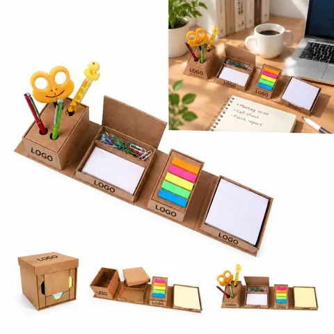 Rectangular Note Pad Set with Tear-Resistant Paper