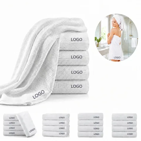 Oversized Single-Use Cotton Bath Towel for Travel and Gym