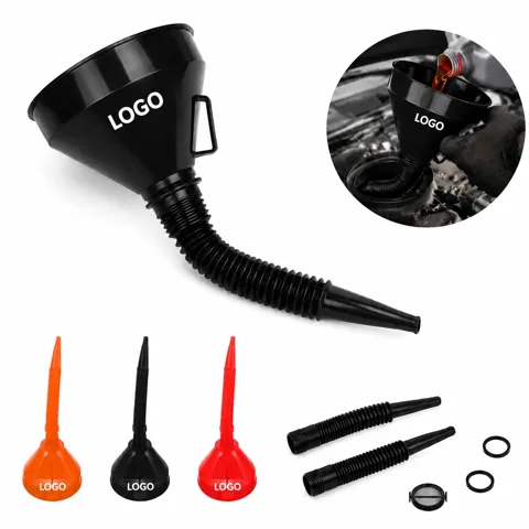 Adjustable Fuel Transfer Funnel with Mesh Filter