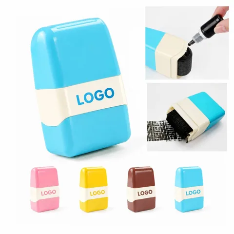 Identity Protection Roller Stamp for Secure Mail Privacy