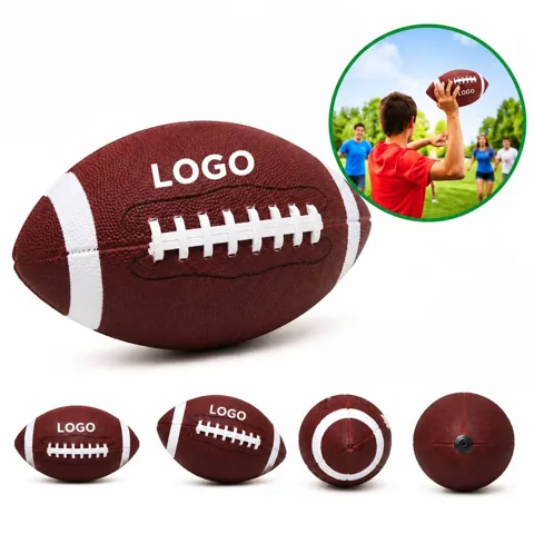 Durable Synthetic American Rugby Ball for Training