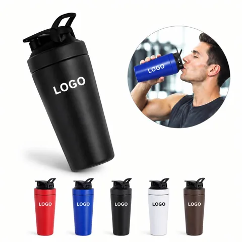 Leak-Resistant Double-Wall Steel Shaker Bottle