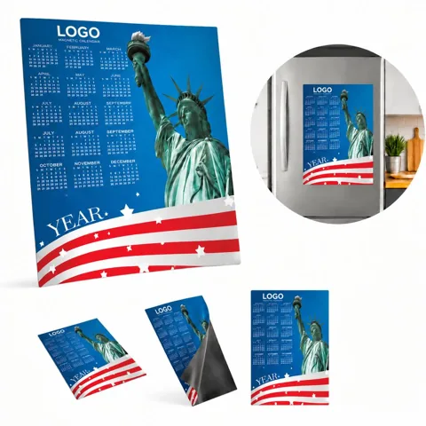 Magnetic Wall Planner Dry-Erase Calendar for Fridge