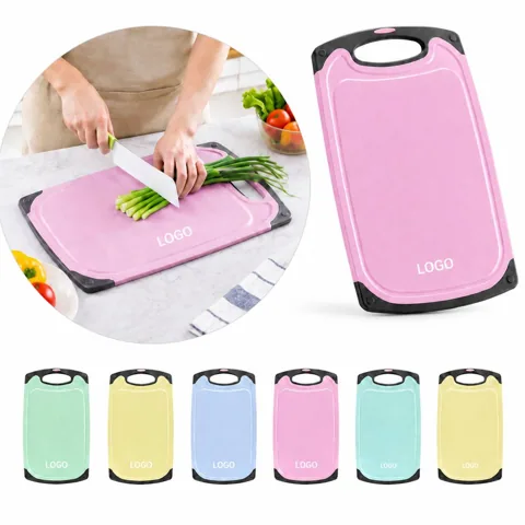 Double-Sided Wheat Straw Chopping Board for Kitchen