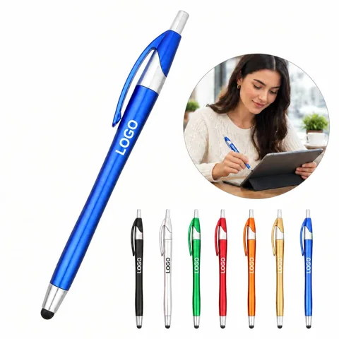2-in-1 Touchscreen Stylus with Ballpoint Ink Refill