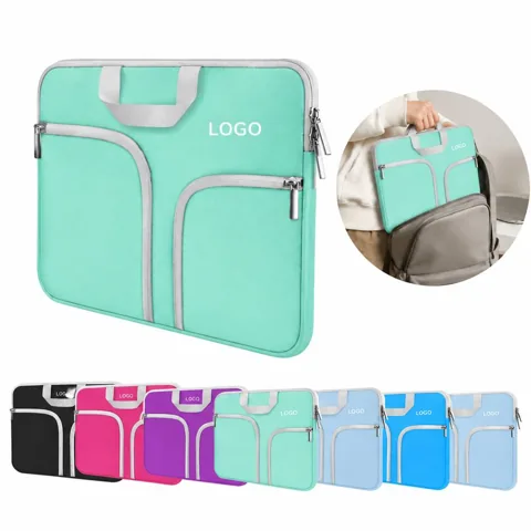 Water-Resistant Padded Laptop Carrying Case Up to 15.6 In
