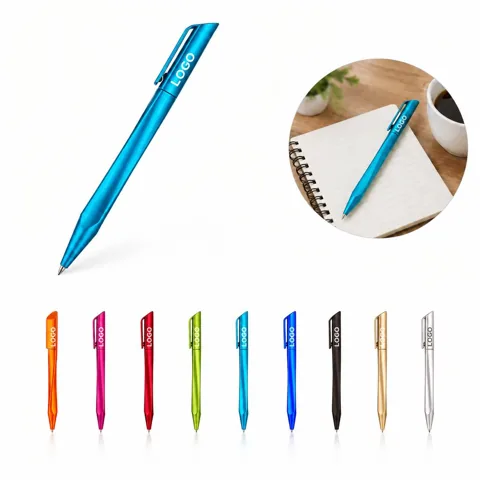 Smooth Metallic Ballpoint Pen for Office Journaling