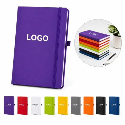 Personalized A5 Business Notebook with Secure Strap