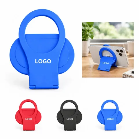Foldable Hook Phone Charger Stand for Desk and Travel