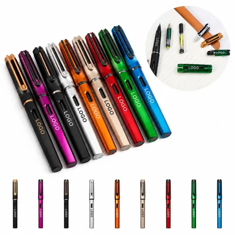 Lightweight Ergonomic Plastic Promotional Pen for Smooth