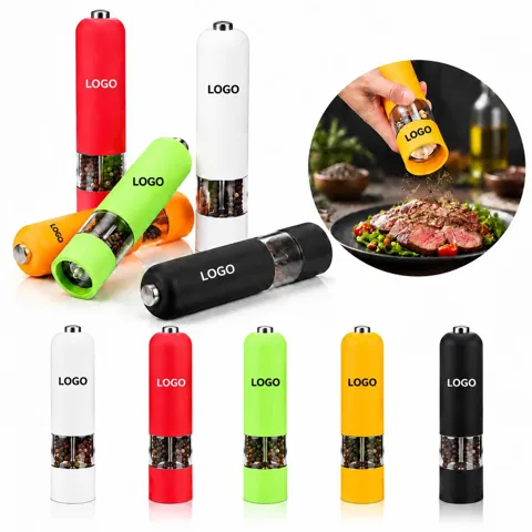 Automatic Electric Salt and Pepper Mill with LED Light
