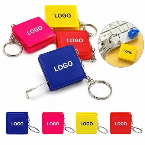 Portable Steel Tape Measure with Key Ring