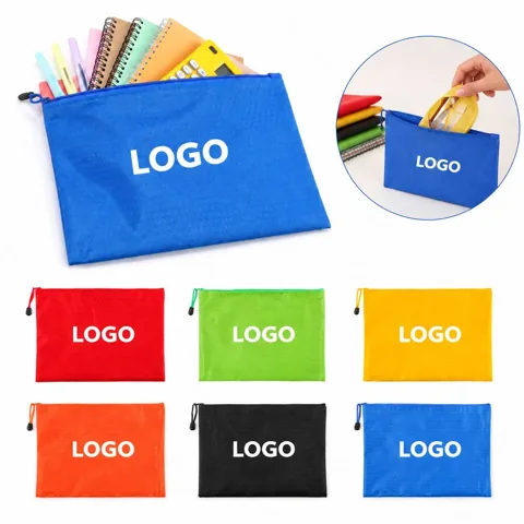 Waterproof Oxford Cloth Document Bag with Zipper