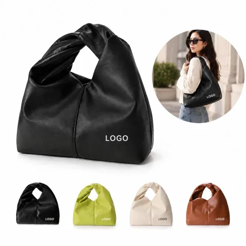 Mini Ruched Dumpling Clutch for Daily Essentials