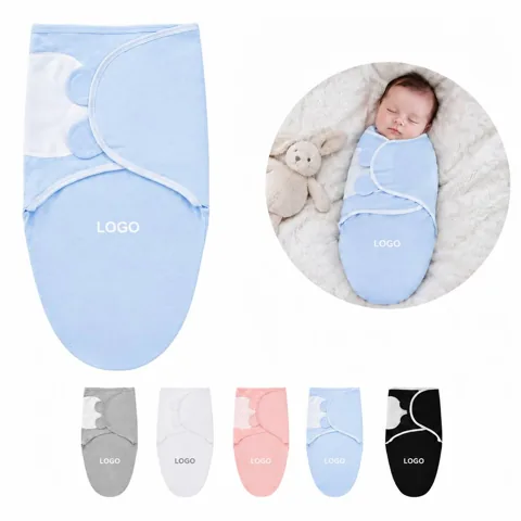 Breathable Cotton Baby Swaddle Wrap for Newborns