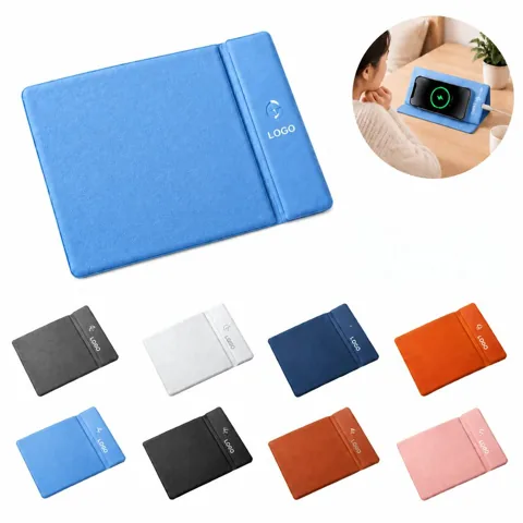 3-in-1 Mouse Pad with Wireless Charging Zone