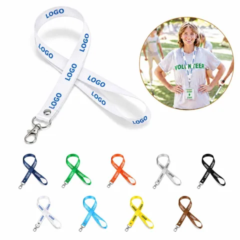 Double-Sided Micro-Weave Lanyard for ID Badges