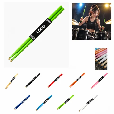 Balanced Maple Drumsticks for Drum Kits and Practice