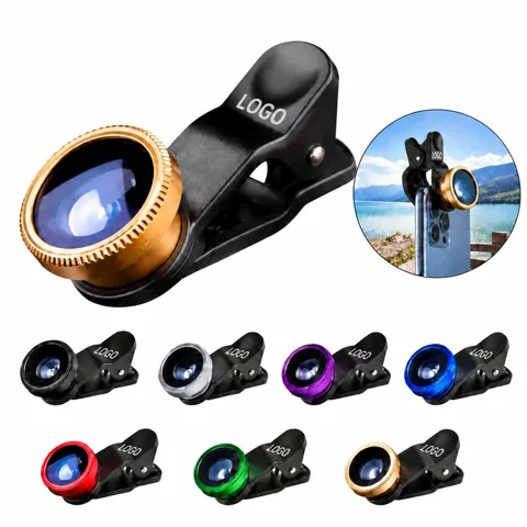 Smartphone Camera Lens Kit with Adjustable Clip