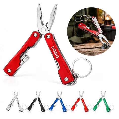 Portable Folding Multi-Function Pliers with Knife and