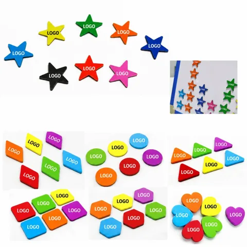 Decorative Star Fridge Magnet Set for Notes and Photos