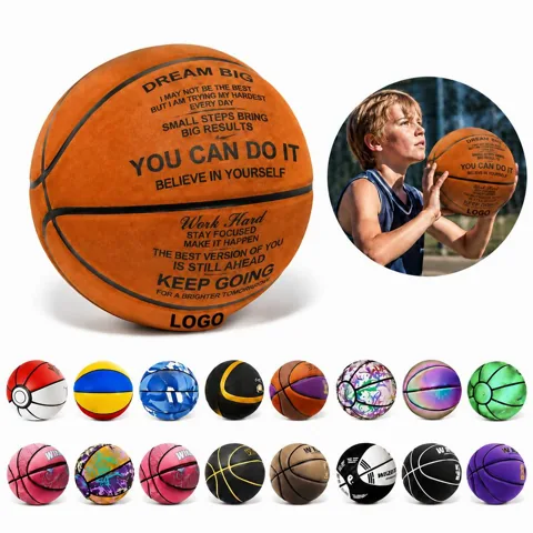 Size 7 Suede Basketball for Indoor Outdoor Training