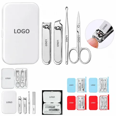 Stainless Steel Nail Grooming Kit with Compact Case