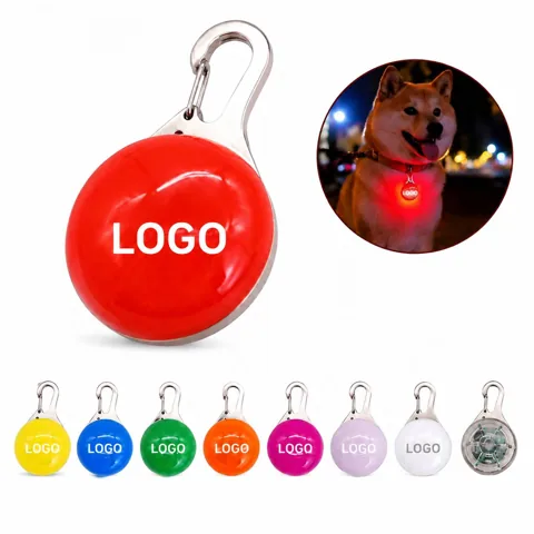 LED Pet Safety Collar Tag with Glow