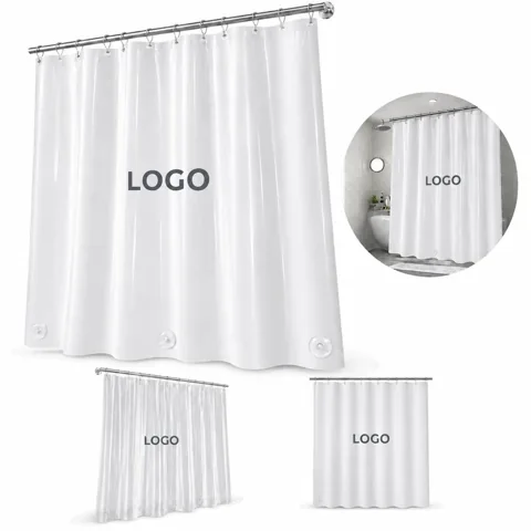 Clear Waterproof Shower Curtain Liner for Bathroom