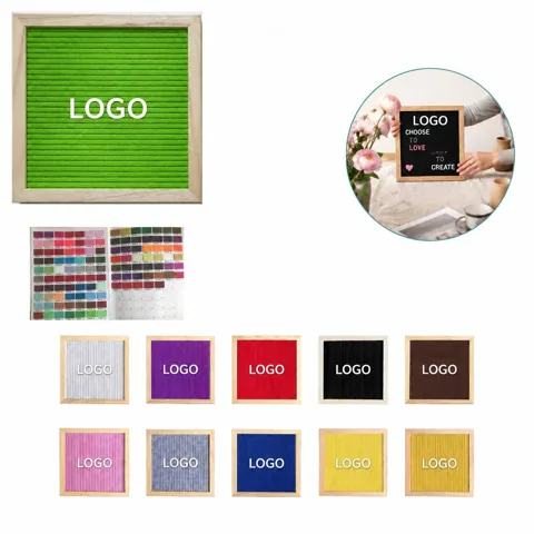 Felt Letter Board Display Stand with Custom Logo