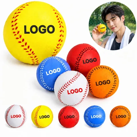 Soft PU Practice Baseball for Safe Batting Drills