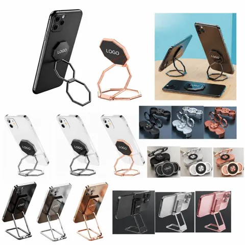 Foldable Magnetic Ring Stand for Secure Phone Grip