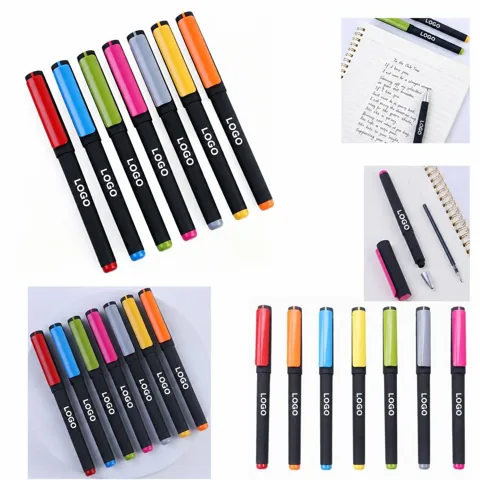 Smooth-Writing Ergonomic Gel Pen with Rubber Grip