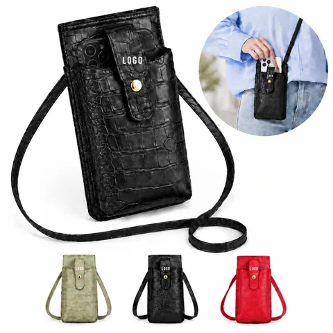 Water-Resistant Crossbody Phone Purse with Card Slots