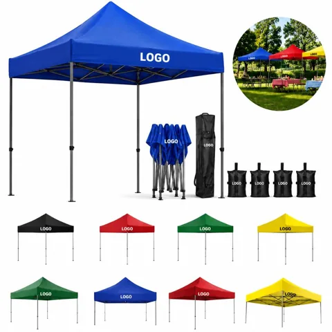 Solid-Color Outdoor Tent for Camping and Hiking