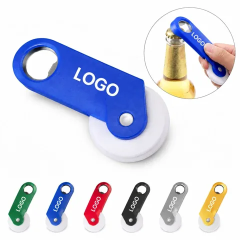 Round Plastic Pizza Cutter for Flatbread and Pastry Dough