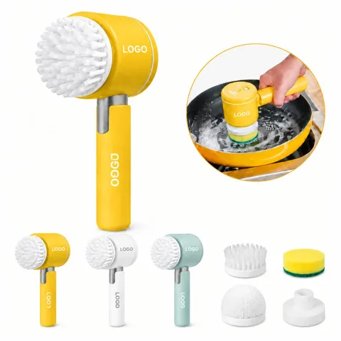 Cordless Electric Scrubber for Dishwashing with Rotating