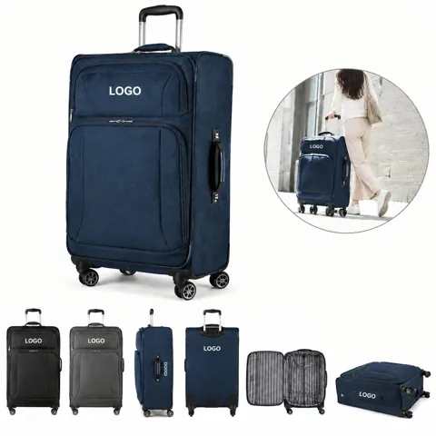 Large 4-Wheel Spinner Suitcase for Extended Travel