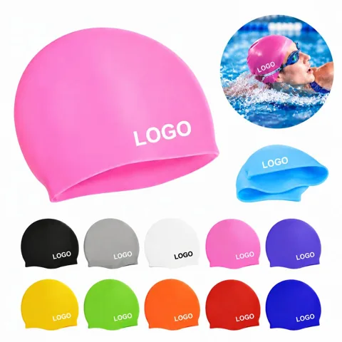 Unisex Silicone Swim Cap for Chlorine Protection
