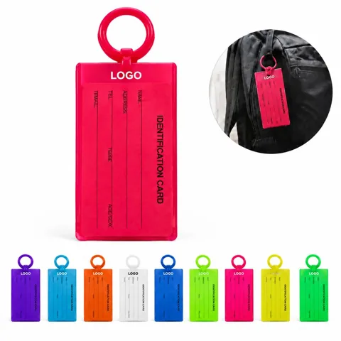 PVC Travel Luggage Tag with Clear Window