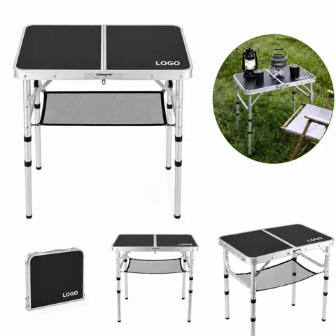 Portable Aluminum Folding Table for Camping and Picnics
