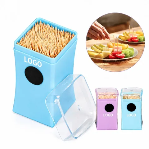 Disposable Sterile Bamboo Toothpicks in Sealed Bottle