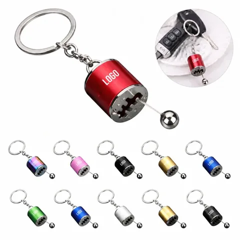 Miniature Motorcycle Helmet Keychain Charm